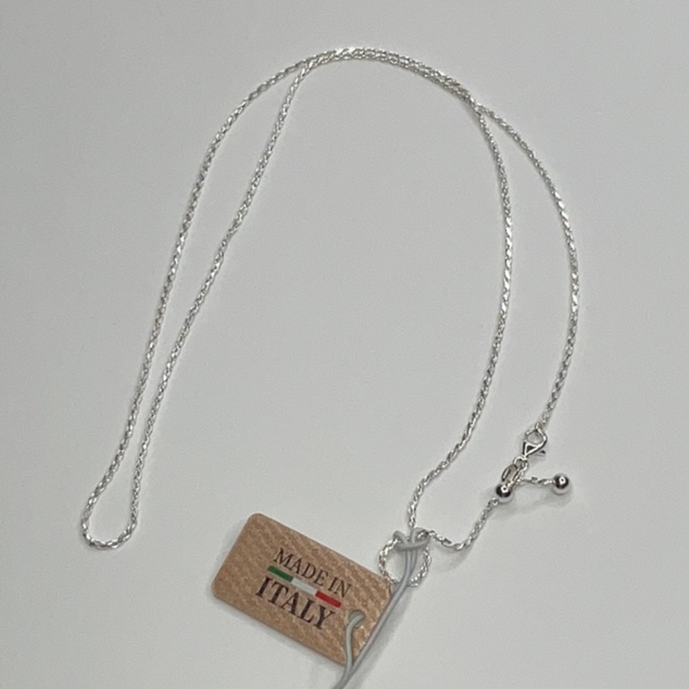 Elegant Sterling Silver Chain Necklace